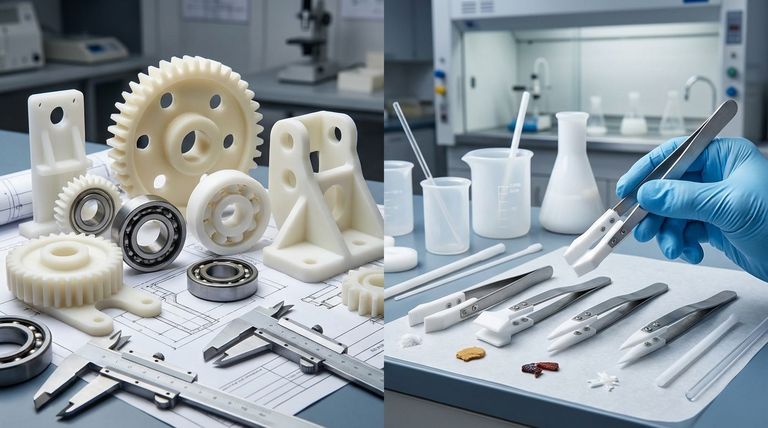 What are the key differences between Nylon and PTFE? A Guide to Selecting the Right Polymer