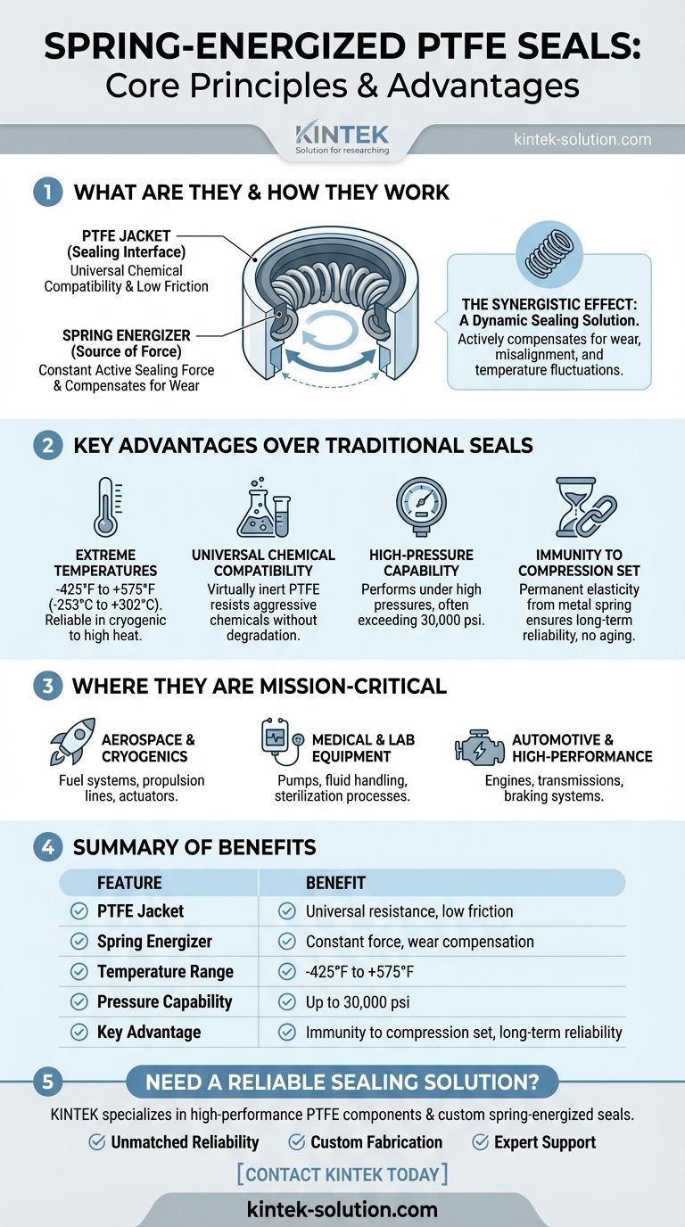 스프링 구동 PTFE 씰이란 무엇이며 어떻게 작동합니까? 극한 조건에서 누출 방지 신뢰성 확보 시각적 가이드