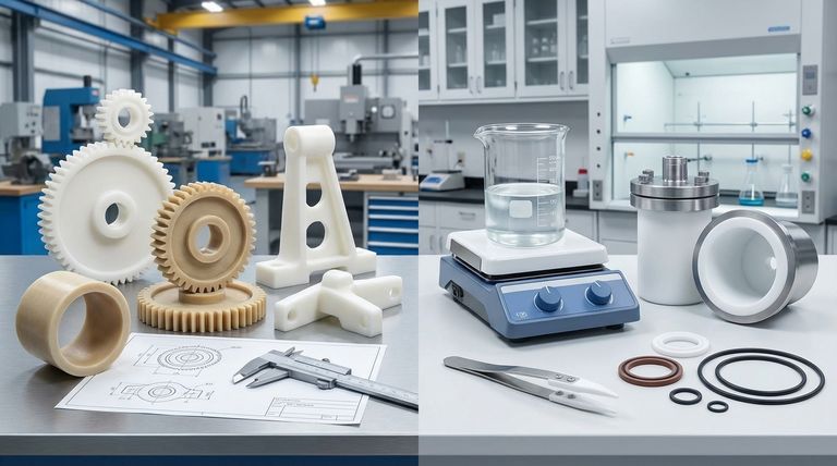 ¿Qué factores deben considerarse al elegir entre Nailon y PTFE? Seleccione el material adecuado para su aplicación