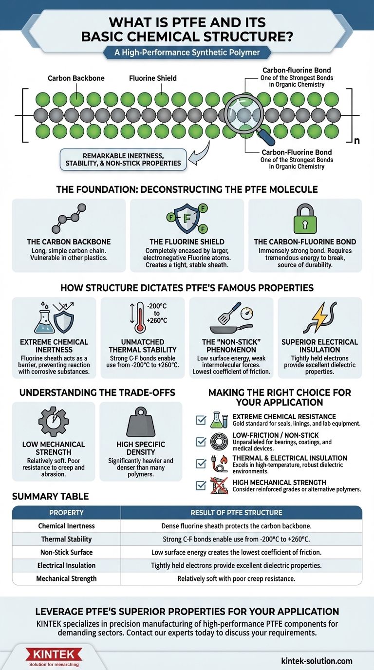 What is PTFE and its basic chemical structure? The Key to Its Legendary Performance Visual Guide