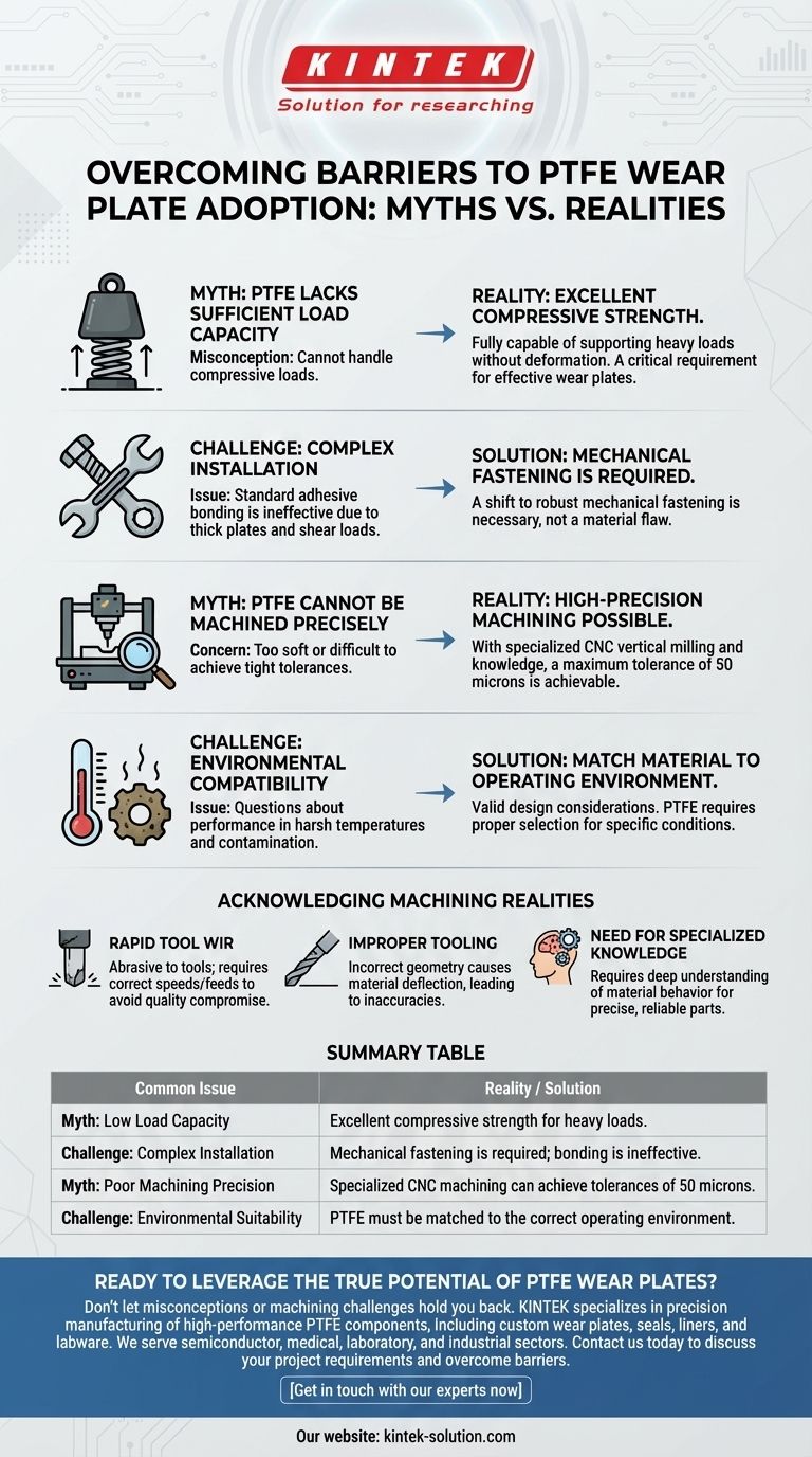 Quels sont les problèmes courants qui entravent l'adoption des plaques d'usure en PTFE ? Surmontez ces 4 obstacles clés Guide Visuel