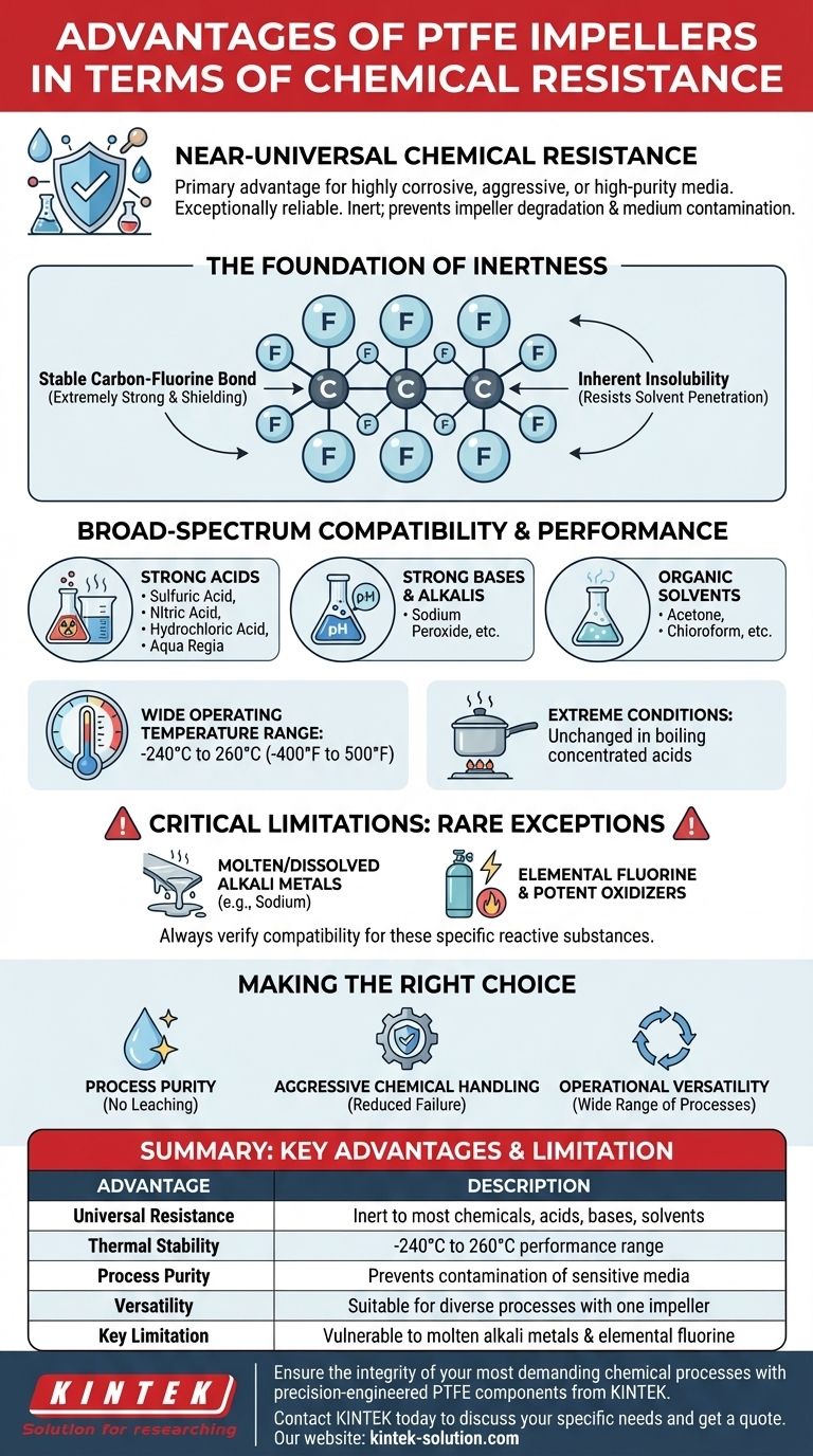 PTFE 임펠러의 내화학성 측면에서의 장점은 무엇입니까? 까다로운 응용 분야를 위한 탁월한 불활성 시각적 가이드