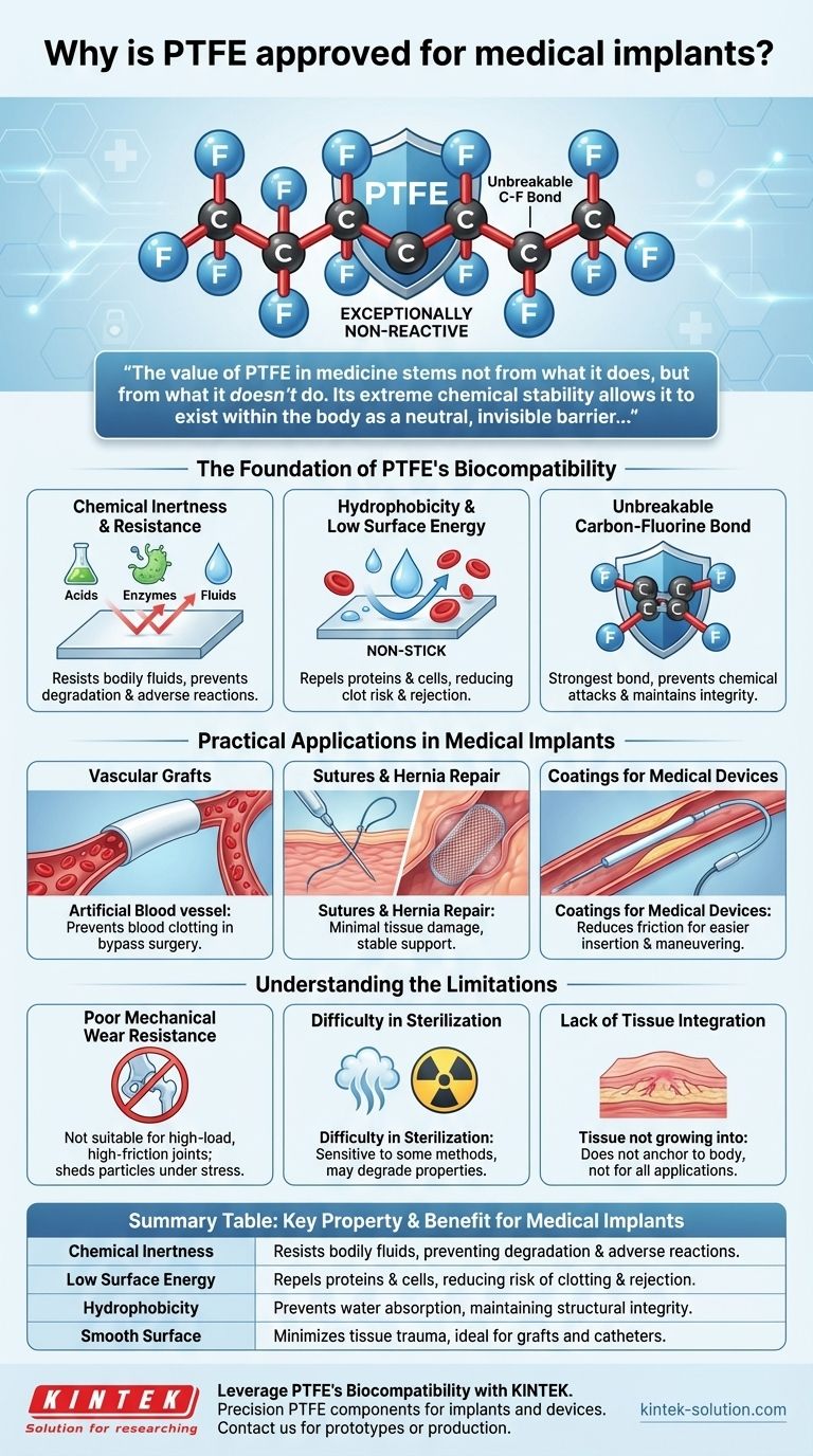 PTFE는 의료용 임플란트로 승인된 이유는 무엇인가요? 의료 기기를 위한 생체 적합성 활용 시각적 가이드