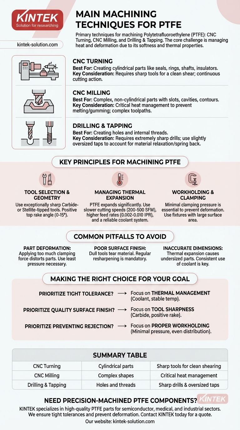 PTFE 가공에 사용되는 주요 기법은 무엇입니까? CNC 선반 가공, 밀링 및 기타 가공을 통한 정밀도 달성 시각적 가이드