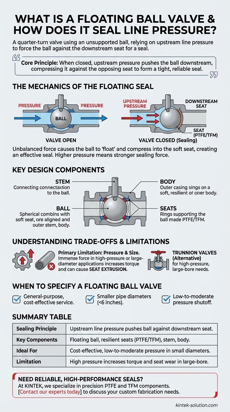 플로팅 볼 밸브란 무엇이며 라인 압력을 어떻게 밀봉합니까? 압력 작동식 씰링 가이드 시각적 가이드