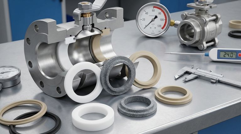 使用哪些材料可以克服标准PTFE在球阀阀座中的局限性?升级到高性能聚合物