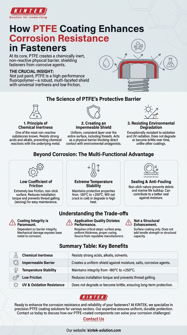 In che modo il rivestimento in PTFE migliora la resistenza alla corrosione nei elementi di fissaggio? Ottieni una protezione senza pari in ambienti difficili Guida Visiva