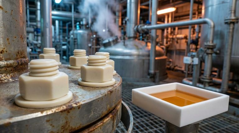 Perché l'inerzia chimica è importante per i dispositivi di fissaggio rivestiti in PTFE? Garantire l'affidabilità a lungo termine in ambienti difficili