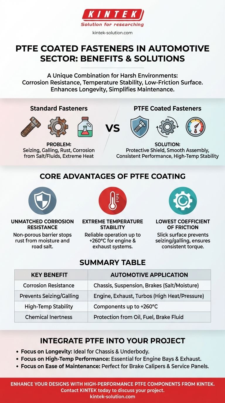 PTFE 코팅 패스너는 자동차 분야에서 어떻게 유익한가요? 신뢰성 향상 및 유지보수 간소화 시각적 가이드