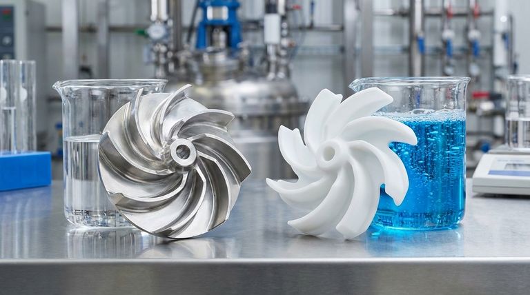 PTFE 임펠러와 스테인리스 스틸 임펠러의 비용 및 가용성 차이점은 무엇입니까? 재료 선택 가이드