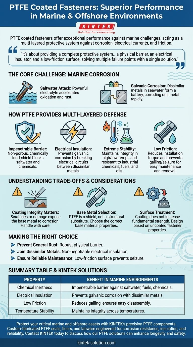 해양 및 해상 환경에서 PTFE 코팅 패스너는 어떻게 성능을 발휘합니까? 중요 자산에 대한 탁월한 부식 방지 성능 시각적 가이드
