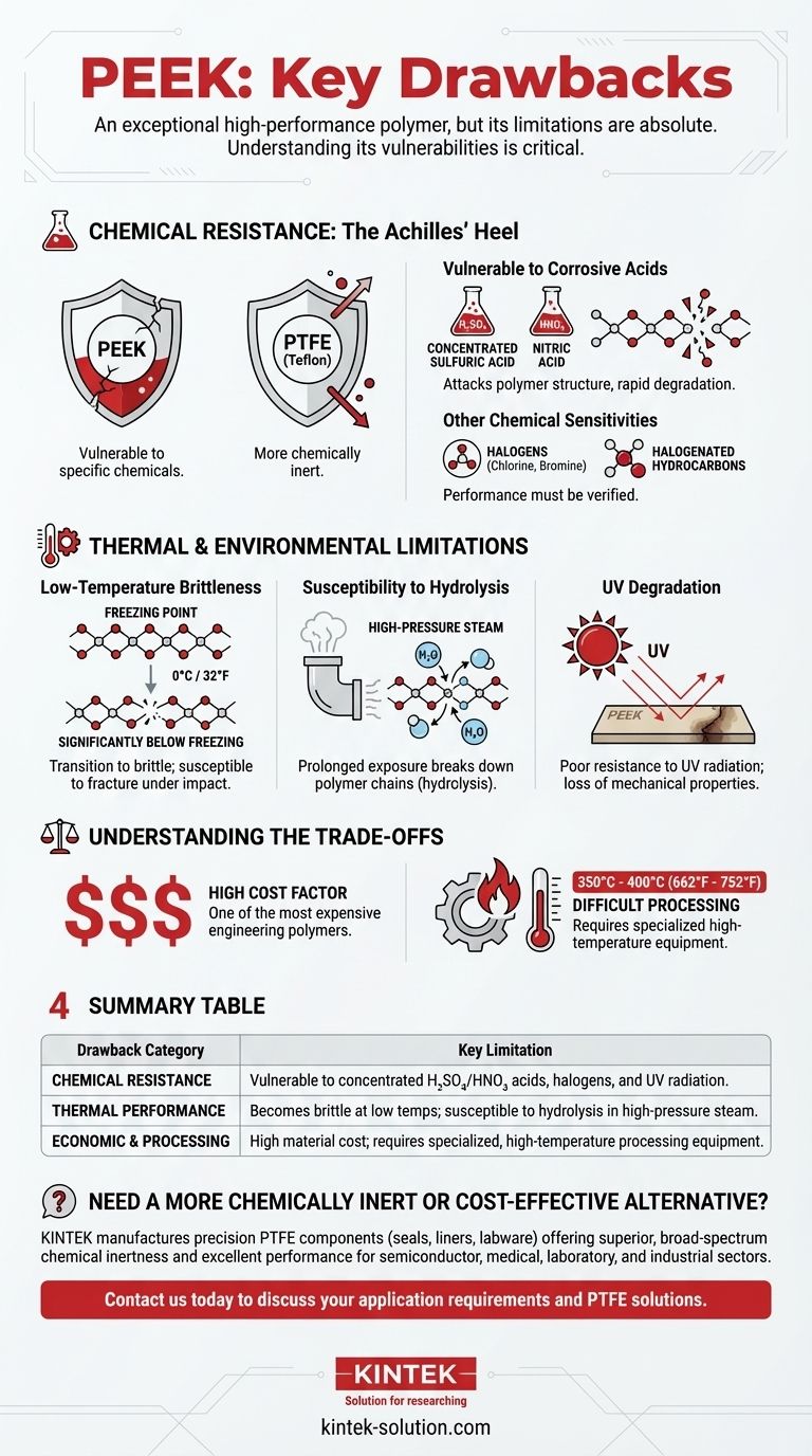 ما هي العيوب الرئيسية لـ PEEK؟ القيود الأساسية للتطبيقات عالية الأداء دليل مرئي
