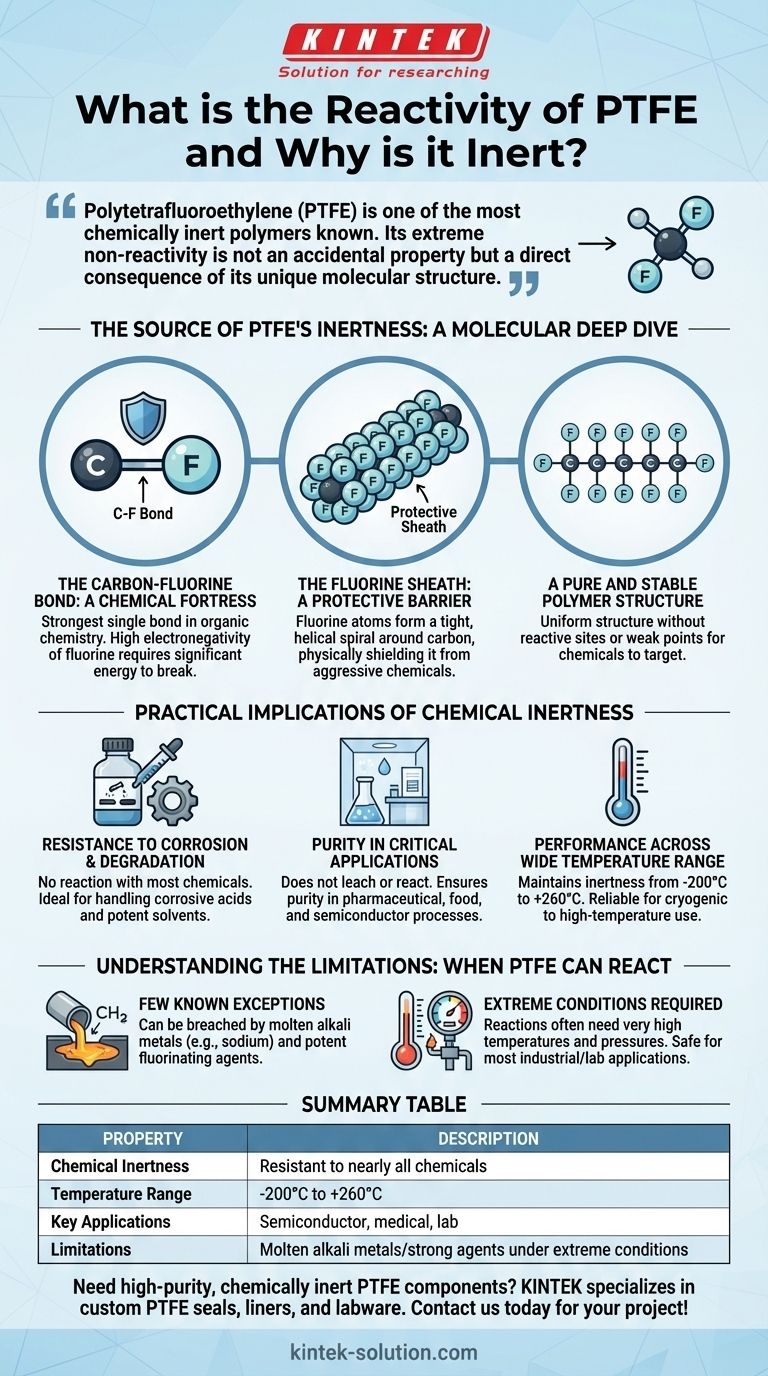 What is the reactivity of PTFE and why is it inert? Discover the Science Behind Its Unmatched Chemical Resistance Visual Guide