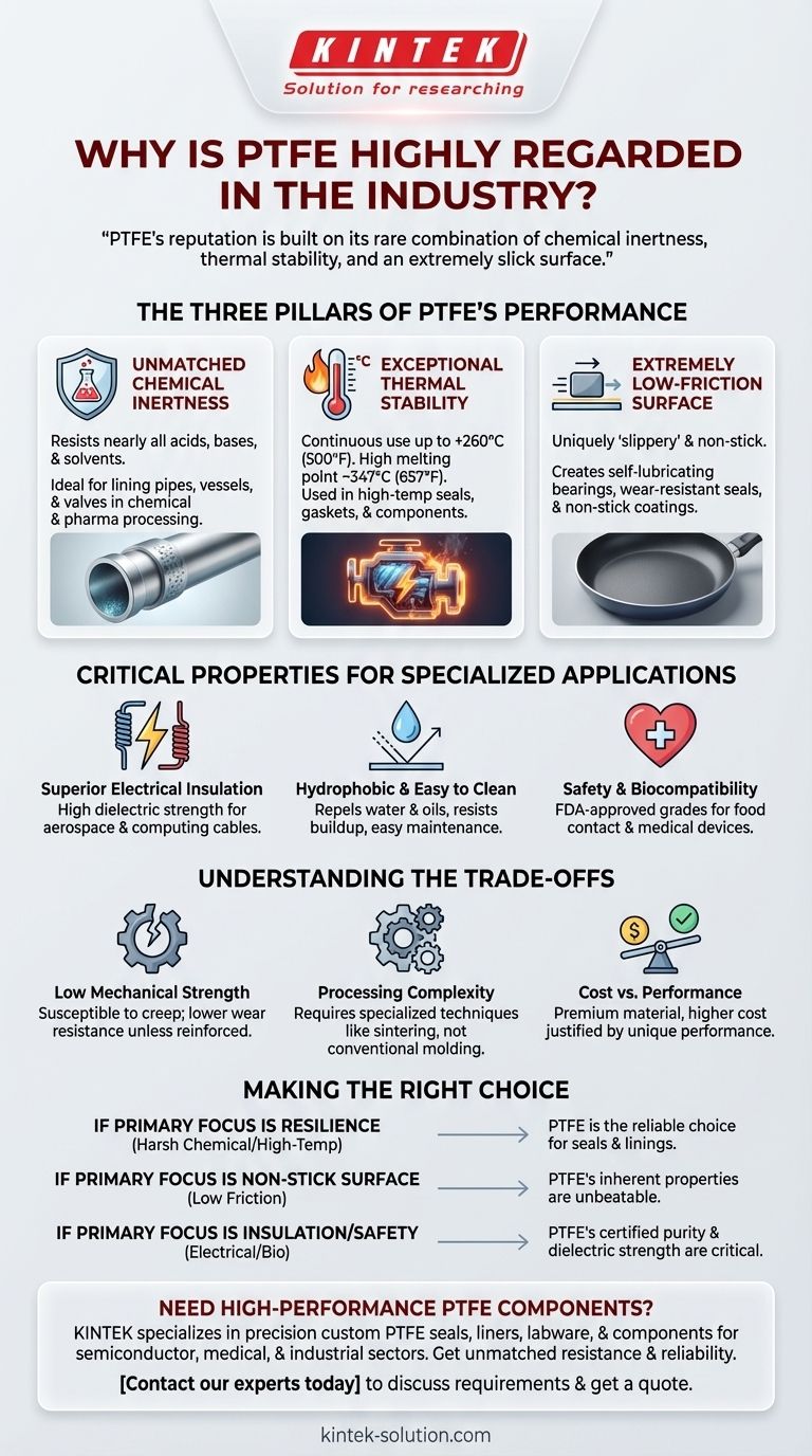 Pourquoi le PTFE est-il très apprécié dans l'industrie ? Résistance chimique et thermique inégalée Guide Visuel