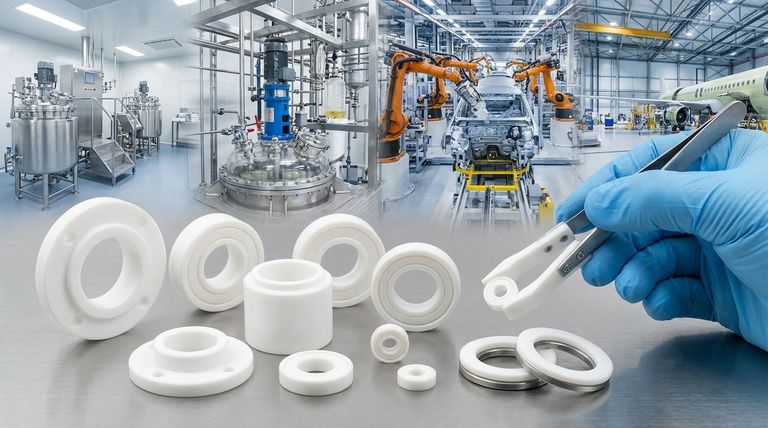 テフロンベアリングはどのような産業で一般的に使用されていますか?産業界の重要なベアリングの課題を解決する