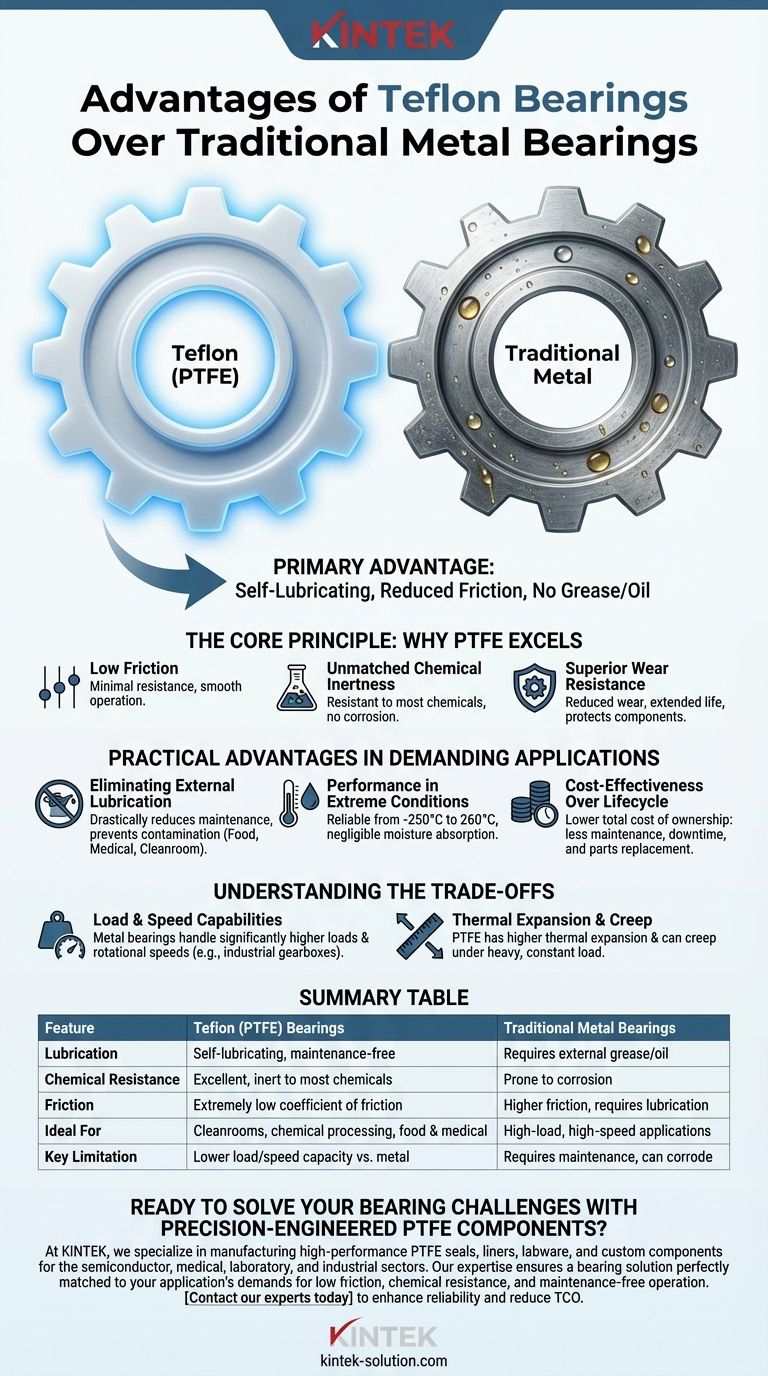 特氟龙轴承的优势是什么？在严苛环境下的低摩擦、免维护性能 图解指南