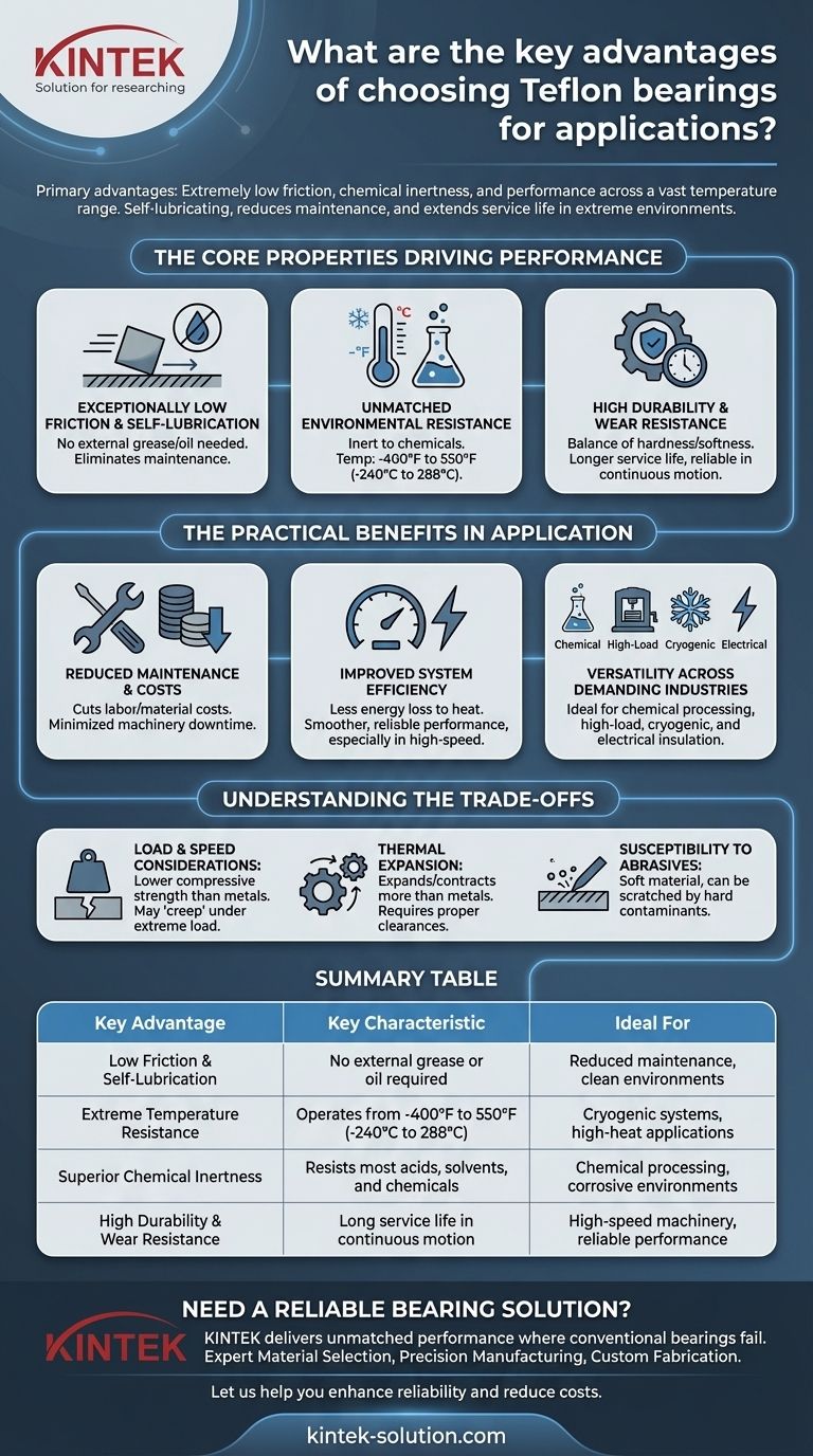 选择特氟龙轴承在应用中的主要优势是什么？应对极端环境挑战 图解指南