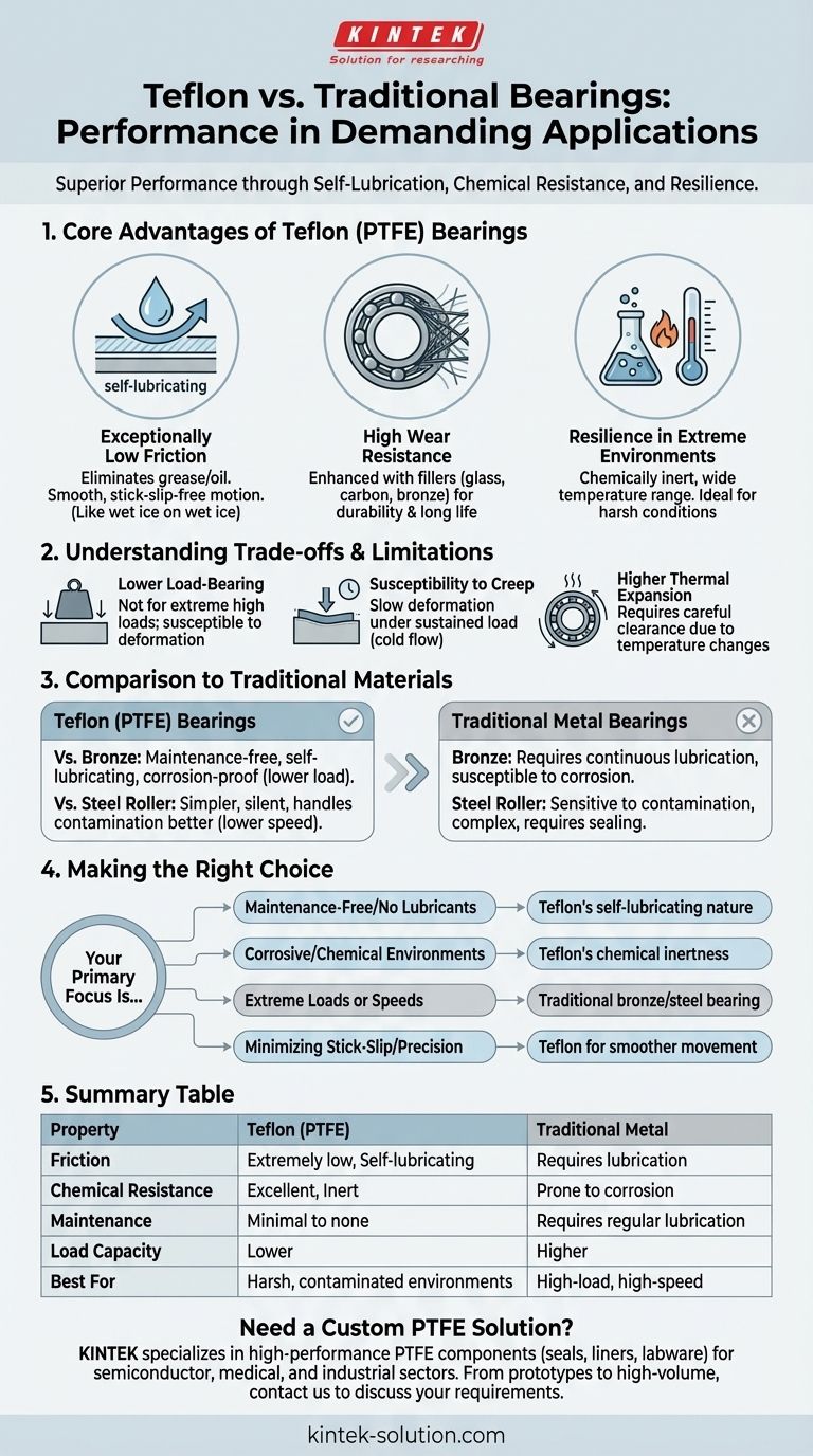 Come si comportano i cuscinetti in Teflon nelle applicazioni più impegnative? Prestazioni superiori in ambienti difficili Guida Visiva