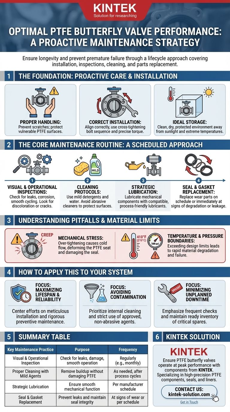 Quais práticas de manutenção garantem o desempenho ideal da válvula borboleta de PTFE? Maximizando a vida útil e a confiabilidade Guia Visual
