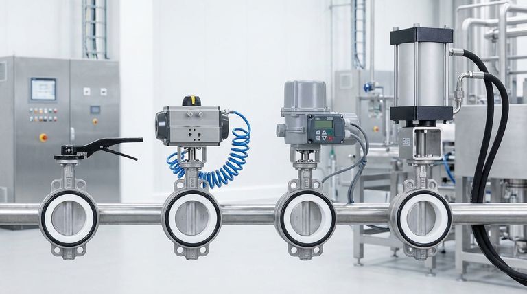 Quels sont les différents mécanismes de fonctionnement des vannes papillon en PTFE ? Choisissez l'actionneur adapté à votre système