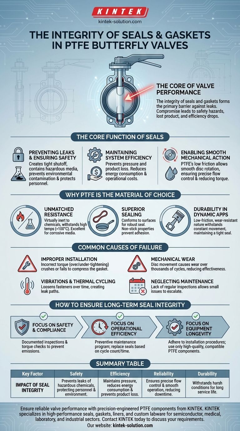 PTFEバタフライバルブにおけるシール材とガスケットの完全性が重要である理由は何ですか？システムの安全性と効率を確保するため ビジュアルガイド