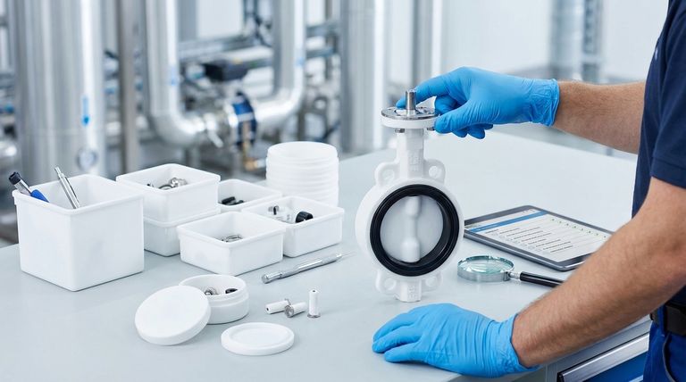 كيف ينبغي صيانة الأختام والحشيات في صمامات الفراشة المصنوعة من PTFE؟ دليل استباقي لمنع توقف العمل