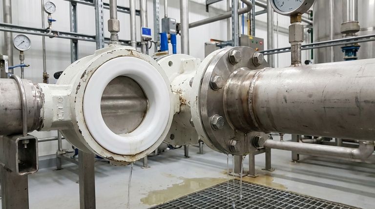 Каковы симптомы протекающего фторопластового (PTFE) дискового затвора? Определите внешние и внутренние утечки