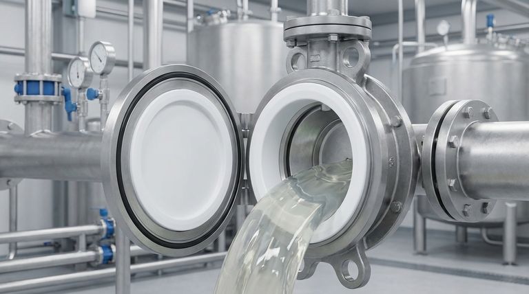 Por que o PTFE é um material ideal para válvulas borboleta? Vedação Superior e Resistência Química