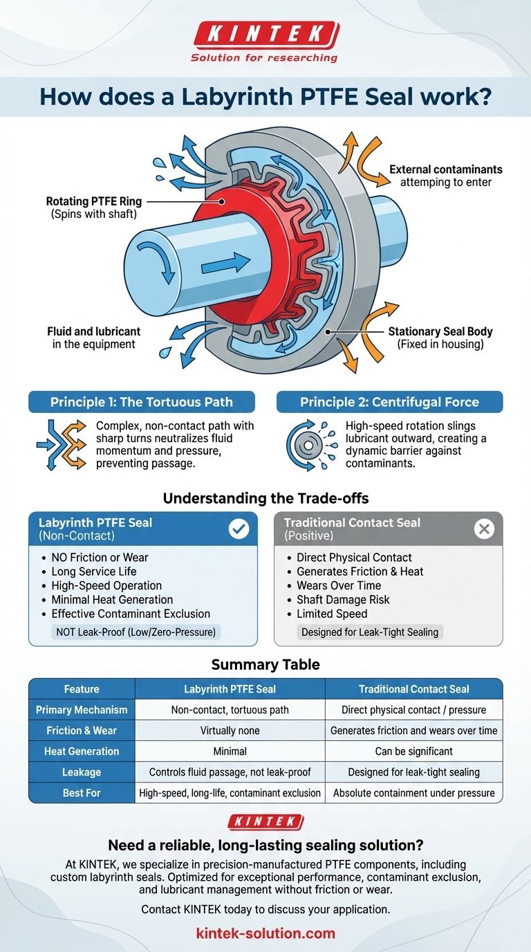 迷宫式聚四氟乙烯密封件是如何工作的？实现无摩擦、长期的可靠性 图解指南
