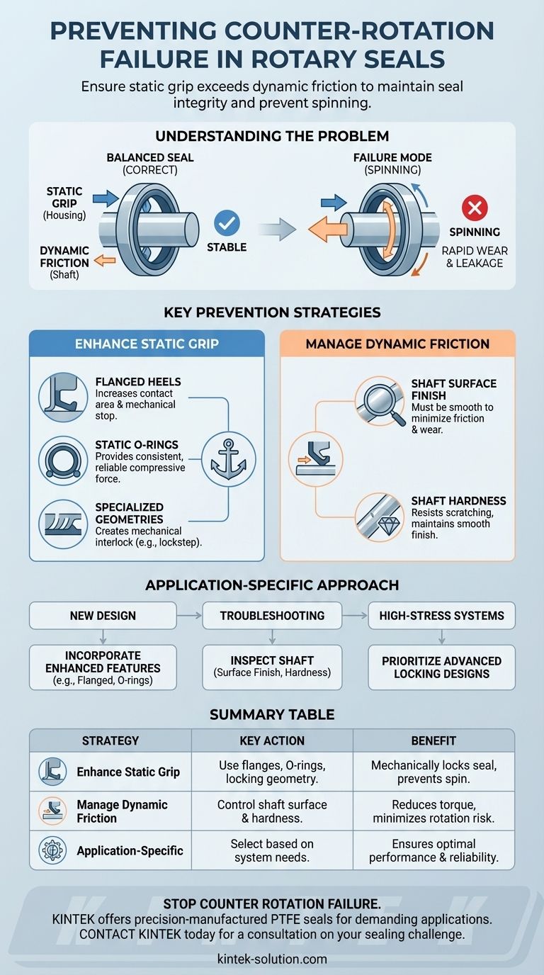 Como evitar a falha de contrarrotação em retentores rotativos? Evite Falhas Custosas de Retentor e Tempo de Inatividade Guia Visual