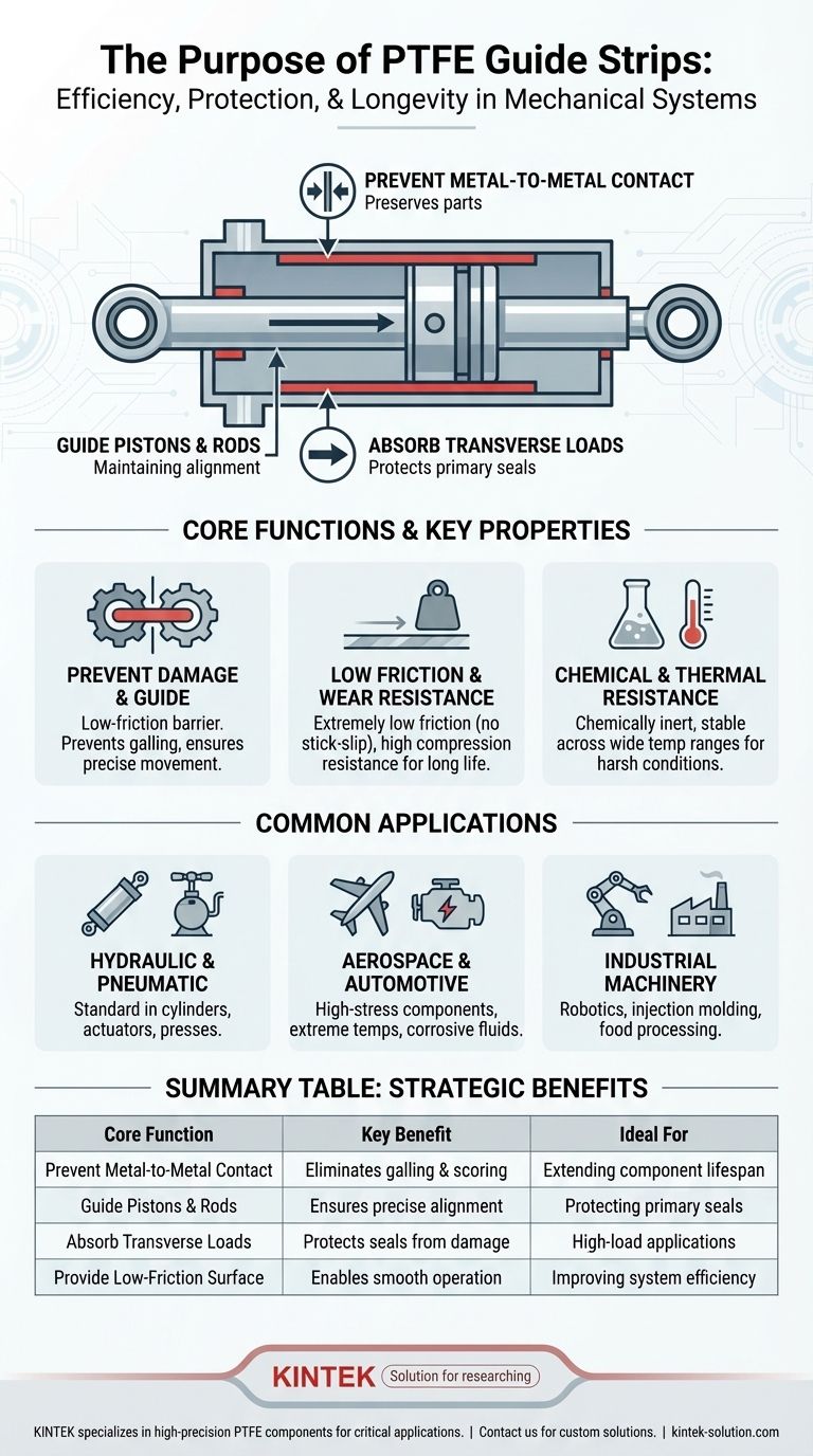¿Cuál es el propósito de las guías de PTFE? Lograr un movimiento suave y fiable en sus sistemas Guía Visual
