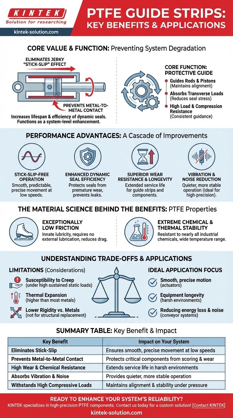 聚四氟乙烯（PTFE）导向条有什么好处？实现平稳、持久的运动控制 图解指南