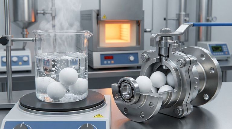 PTFE 球体提供哪些优势?无与伦比的耐化学性和低摩擦力