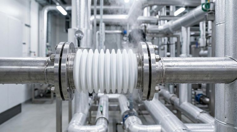 Como os foles de expansão de PTFE lidam com a expansão térmica em sistemas de tubulação? Prevenindo Estresse e Falha