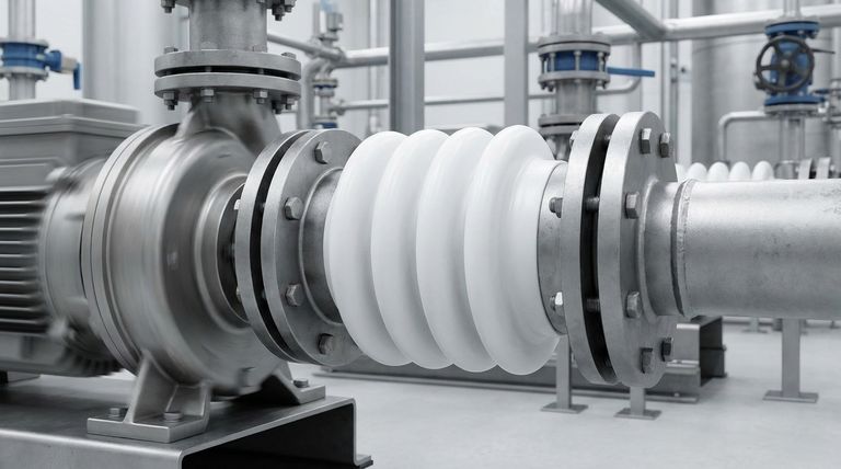 Qual é o papel das foles de expansão de PTFE na absorção de vibrações? Isolar equipamentos para evitar danos ao sistema