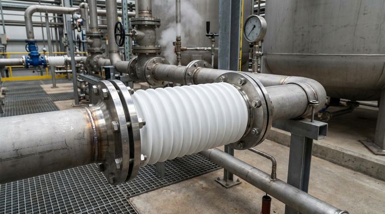 In che modo la flessibilità dei soffietti di dilatazione in PTFE avvantaggia i sistemi di tubazioni industriali? Assorbe lo stress, Previene i guasti