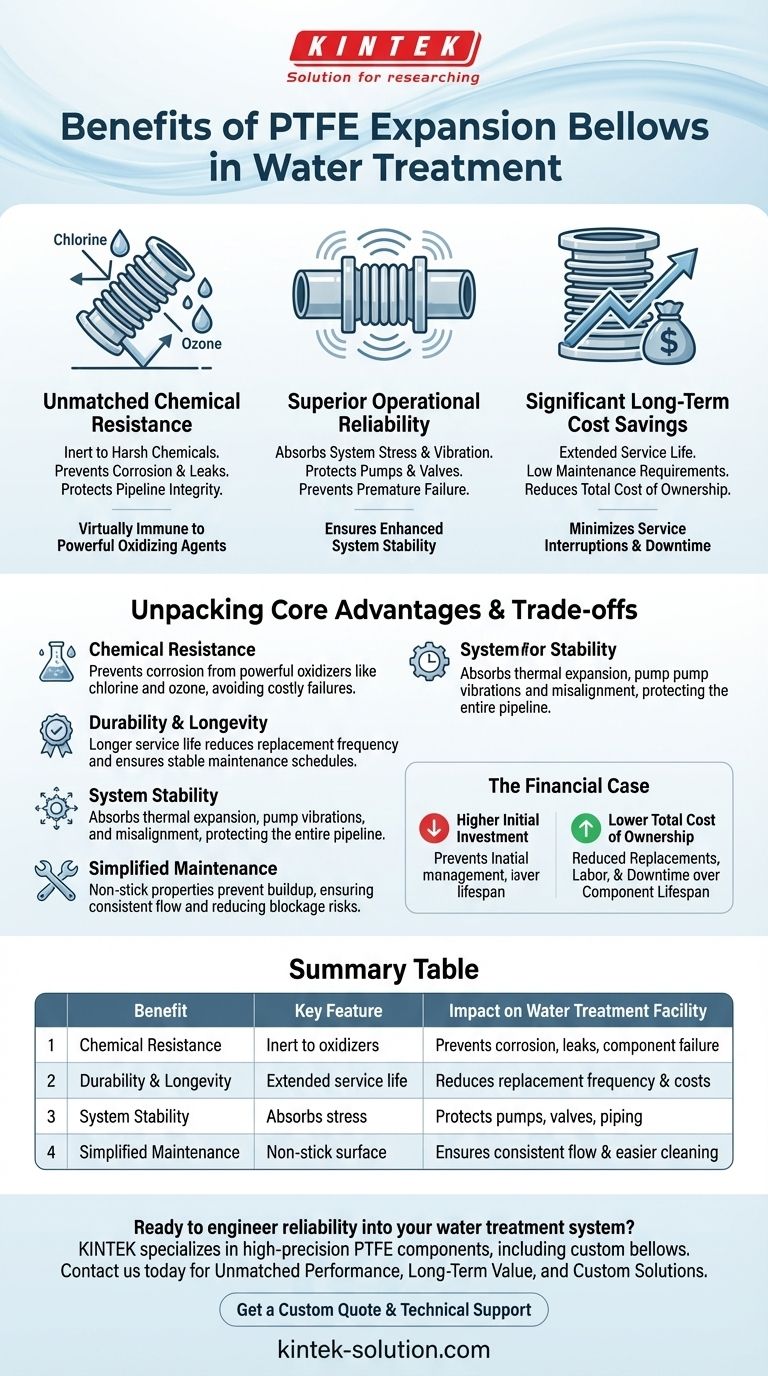 聚四氟乙烯（PTFE）波纹补偿器在水处理设施中有哪些优势？ 提高系统可靠性并降低成本 图解指南