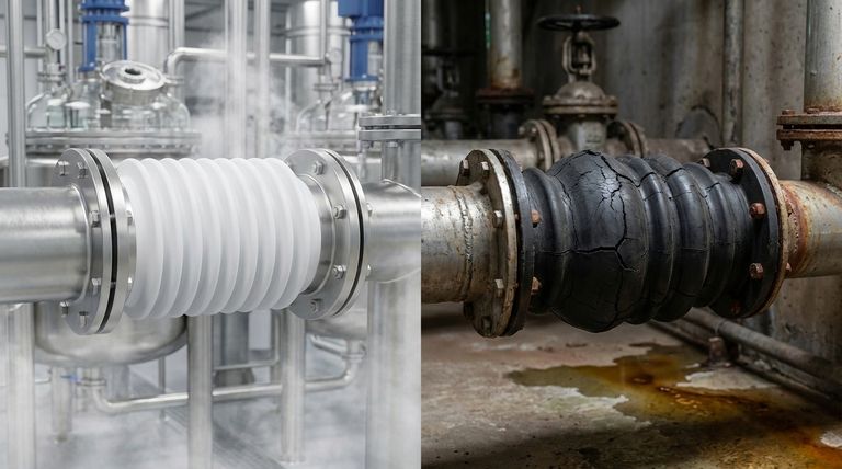 PTFE 波纹管的耐用性与橡胶替代品相比如何?在恶劣环境中最大限度地延长使用寿命