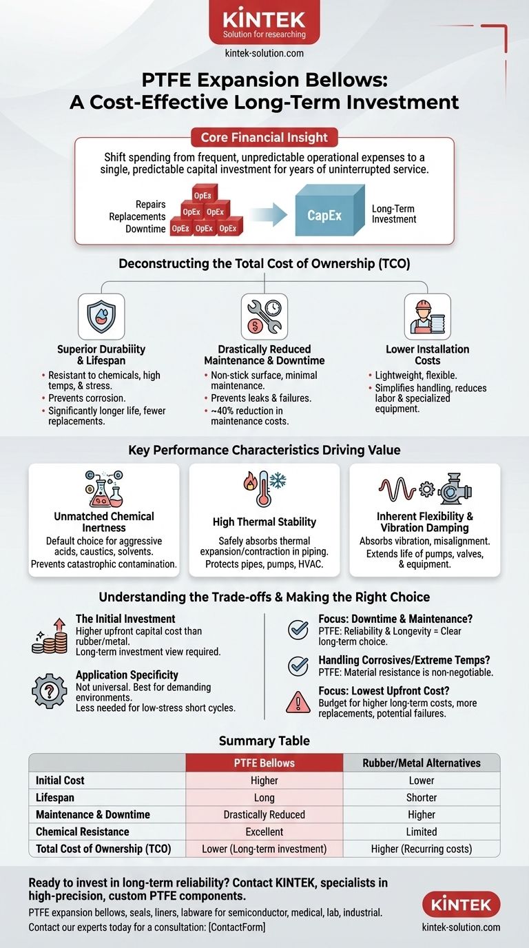 ¿Por qué los fuelles de expansión de PTFE se consideran una inversión rentable a largo plazo? Reduzca el coste total de propiedad Guía Visual