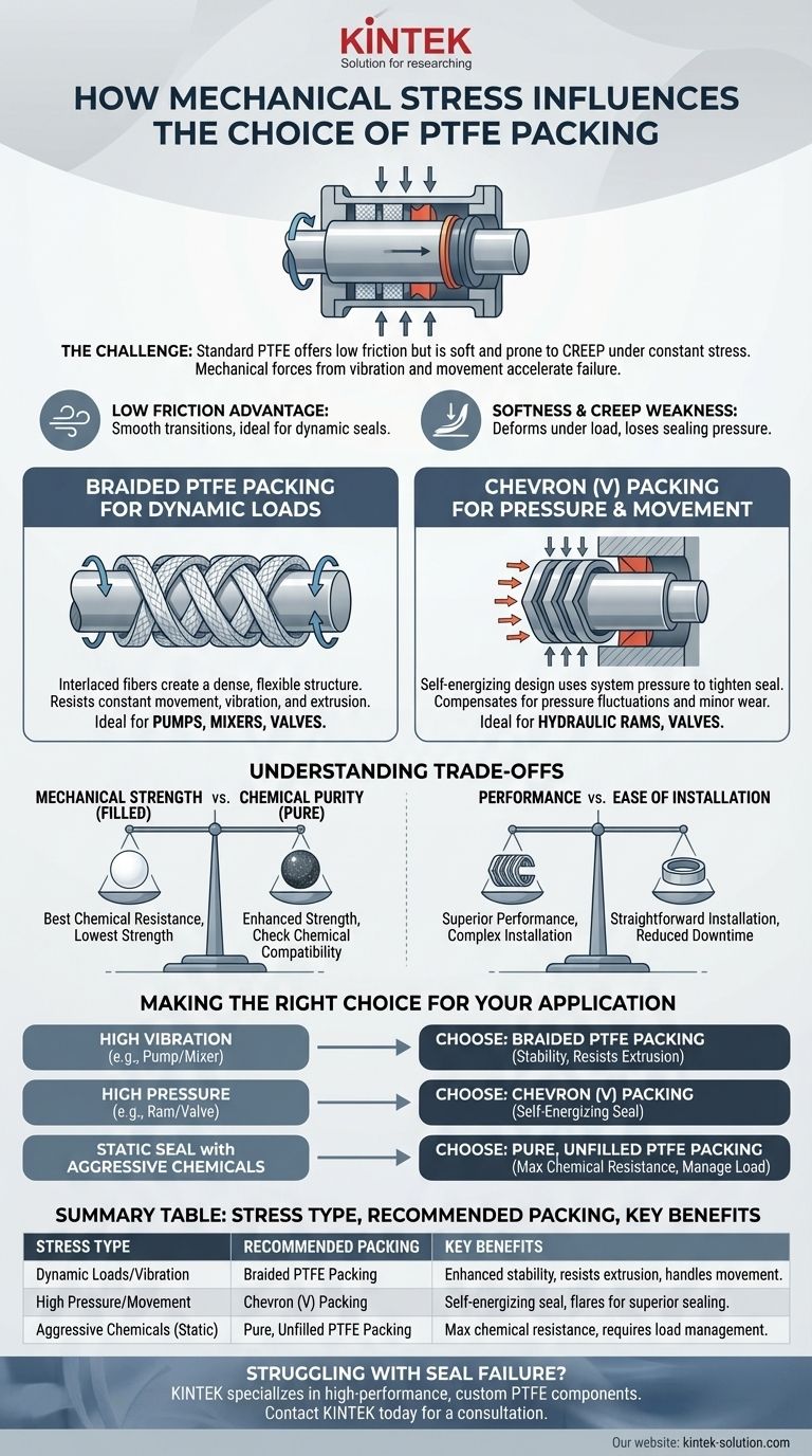 In che modo lo stress meccanico influenza la scelta della guarnizione in PTFE? Selezionare la costruzione giusta per le tenute dinamiche Guida Visiva