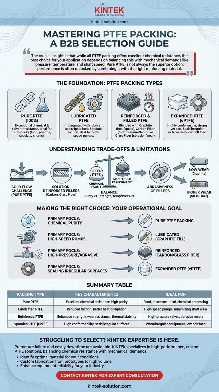 Quali tipi di guarnizioni in PTFE sono disponibili per diverse esigenze? Trova la tenuta giusta per la tua applicazione Guida Visiva