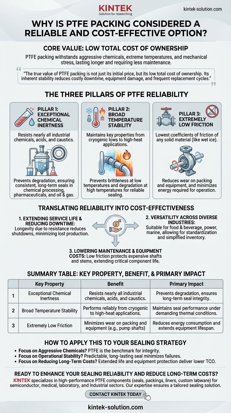 Почему уплотнения из ПТФЭ (PTFE) считаются надежным и экономически эффективным вариантом? Максимизируйте время безотказной работы и снижайте затраты Визуальное руководство