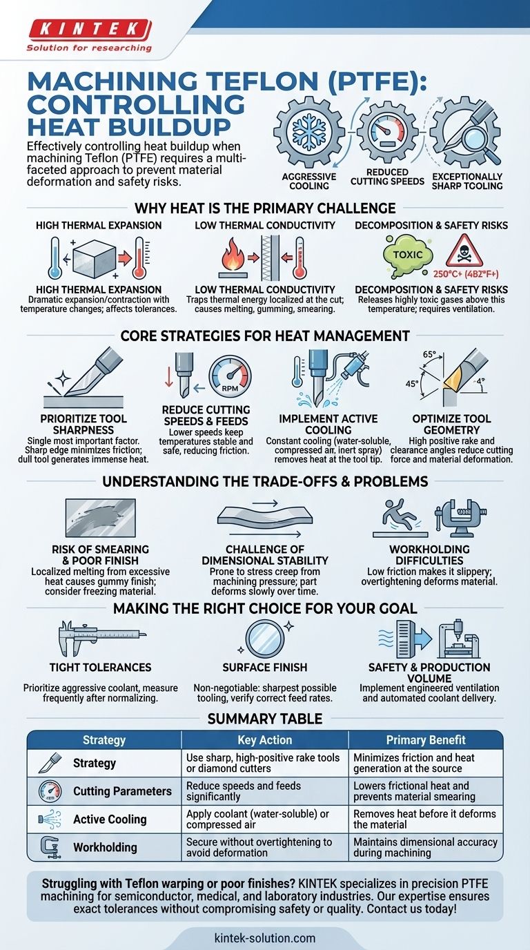 Comment contrôler l'accumulation de chaleur lors de l'usinage du Téflon ? Un guide pour prévenir la déformation et les fumées toxiques Guide Visuel