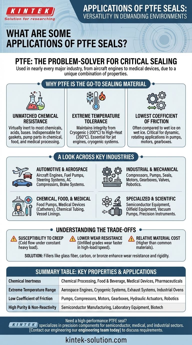 Quali sono alcune applicazioni delle guarnizioni in PTFE? Scopri il loro ruolo critico nelle industrie più esigenti Guida Visiva