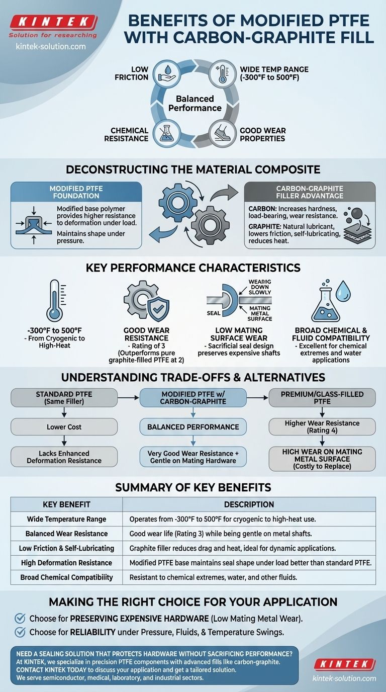 改性聚四氟乙烯（PTFE）添加碳-石墨填料有什么好处？实现平衡的密封性能 图解指南