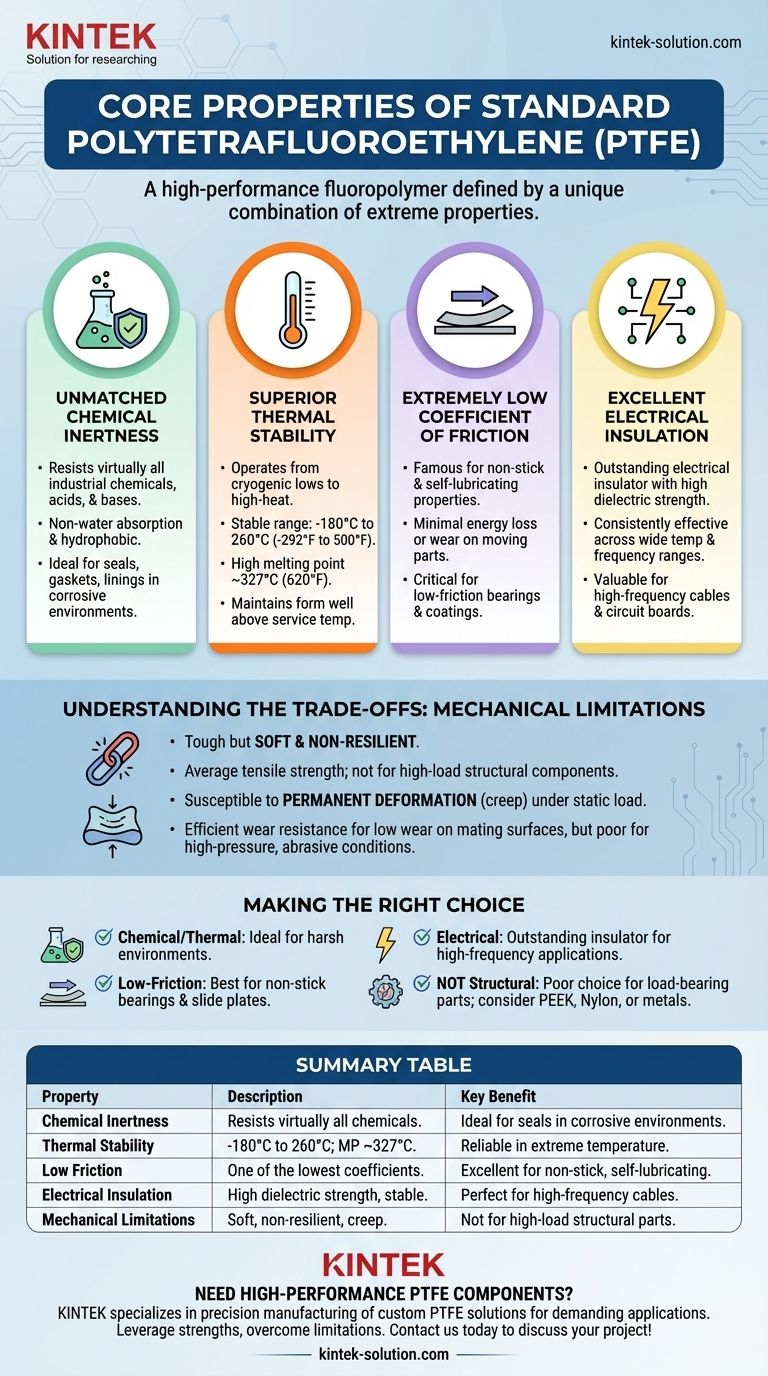 Quali sono le proprietà del Politetrafluoroetilene (PTFE) standard? La guida definitiva ai suoi punti di forza e limiti Guida Visiva