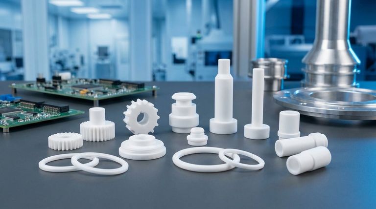 Quali settori utilizzano comunemente parti in PTFE lavorato? Applicazioni chiave nell'aerospaziale, medico e dei semiconduttori