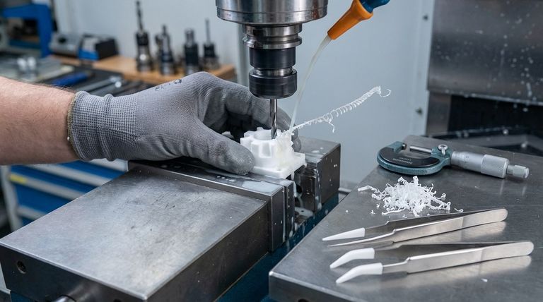 Quali sono le sfide comuni nella lavorazione di componenti intricati in PTFE? Superare l'instabilità del materiale e le bave