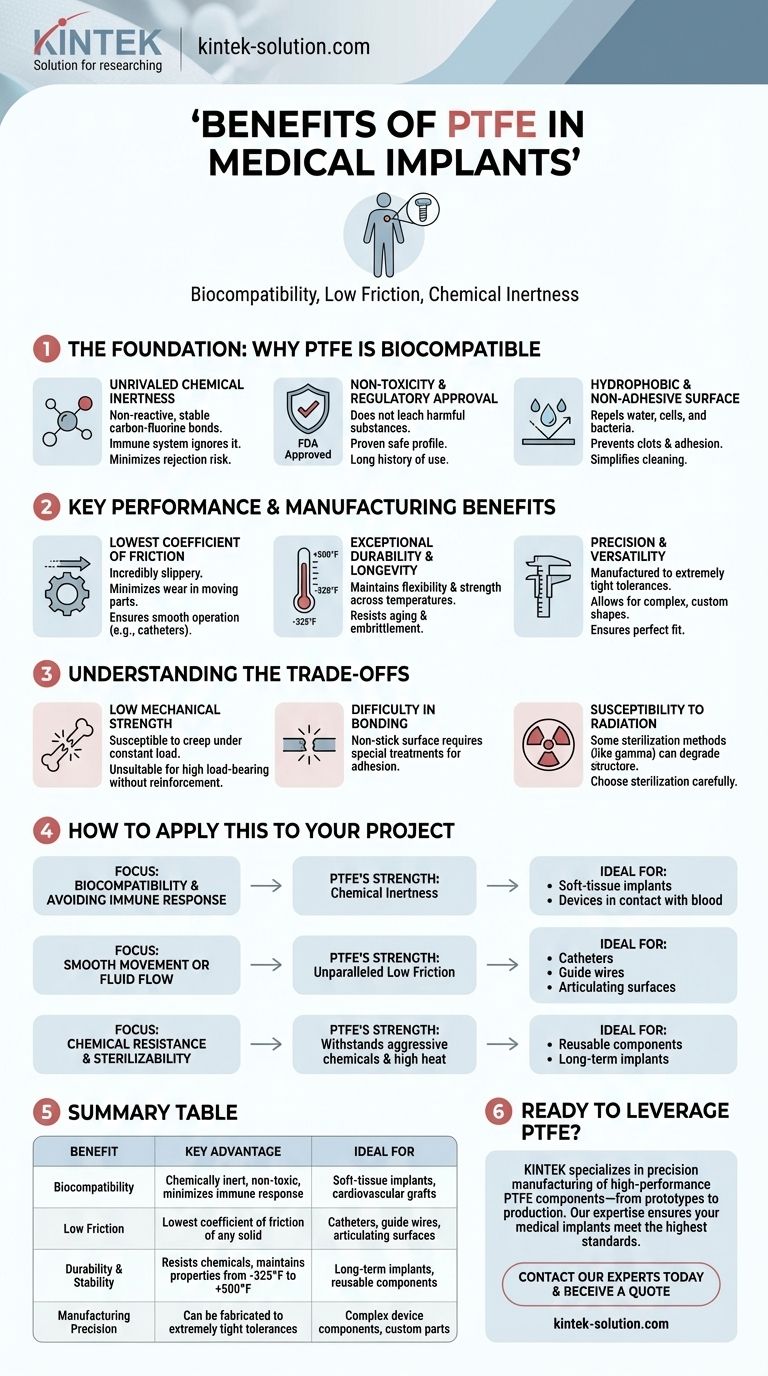 Quais são os benefícios de usar PTFE em implantes médicos? Alcance Biocompatibilidade e Desempenho Superior Guia Visual