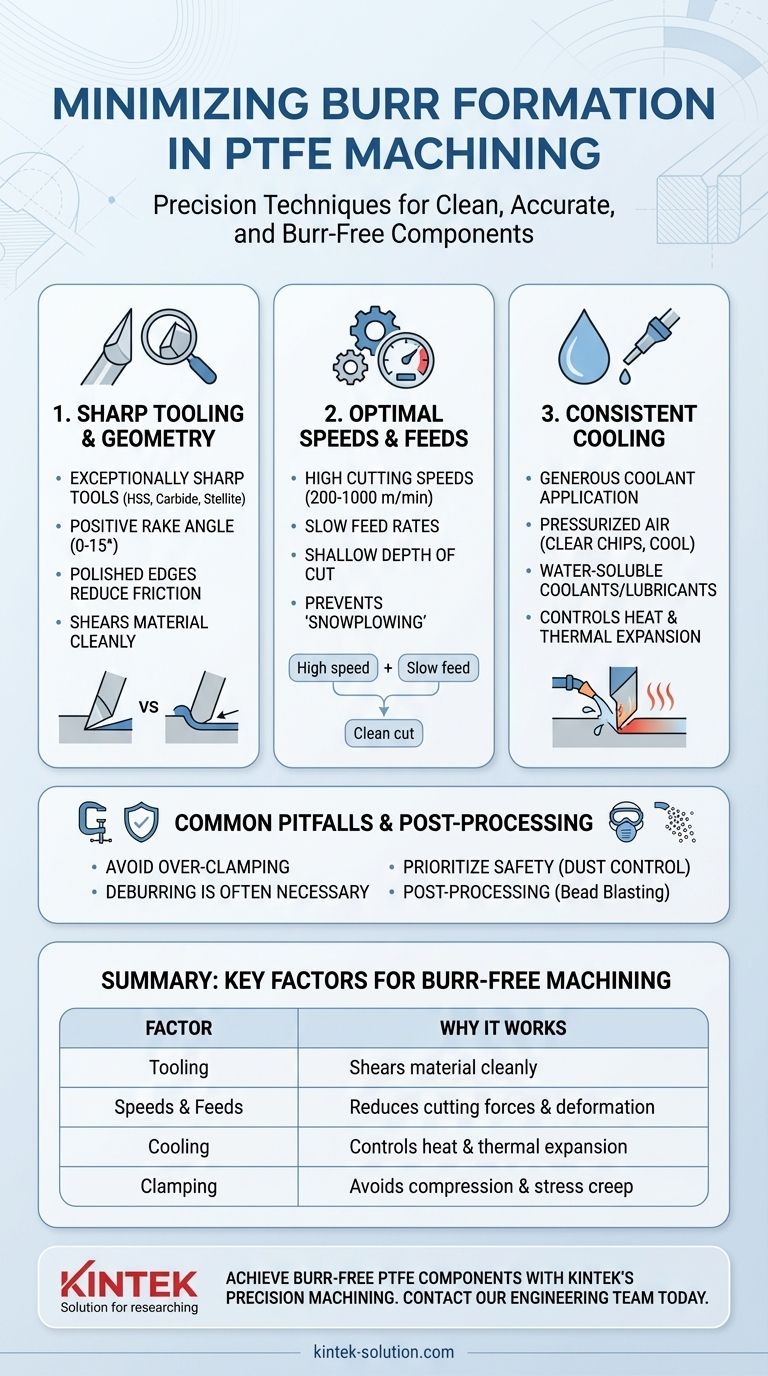 Come si può ridurre al minimo la formazione di bave nella lavorazione del PTFE? Una guida per pezzi puliti e precisi Guida Visiva